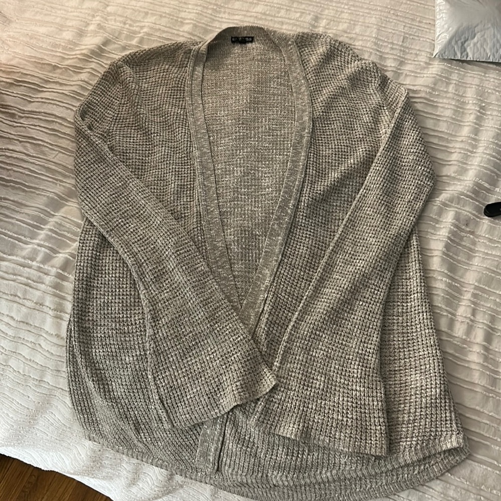 Express bell sleeve long cardigan